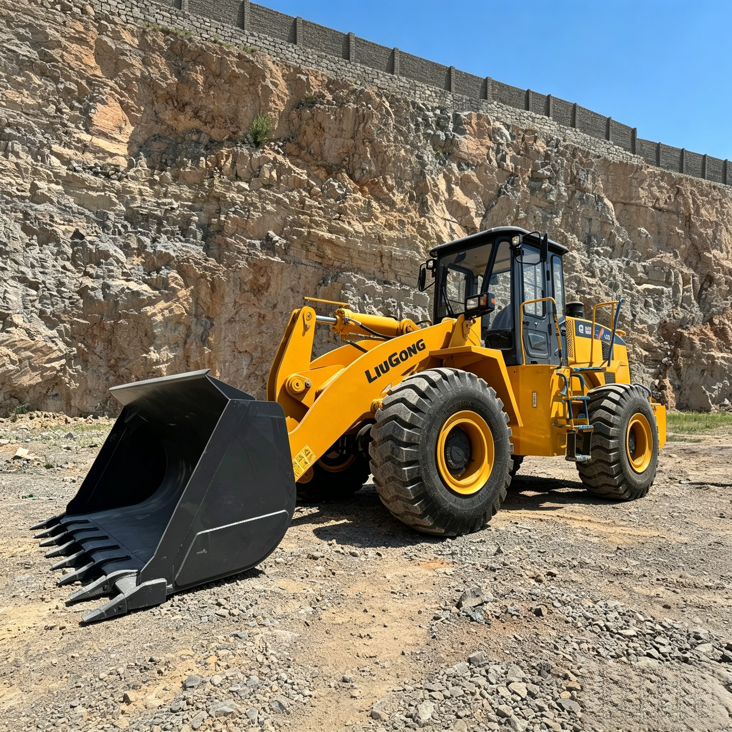 Used Liugong ZL50CN Wheel Loader for Sale side view