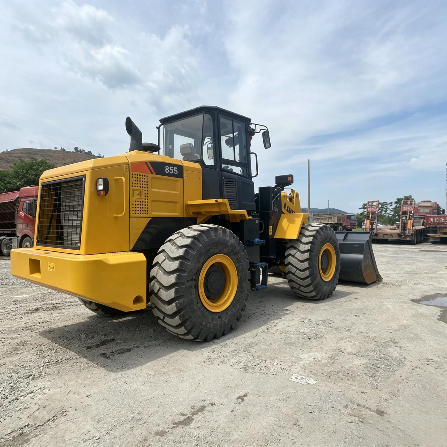 Used Liugong LG855 Wheel Loader for Sale side view