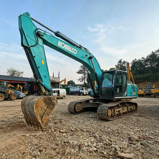 Used Kobelco SK220 Excavator for Sale side view