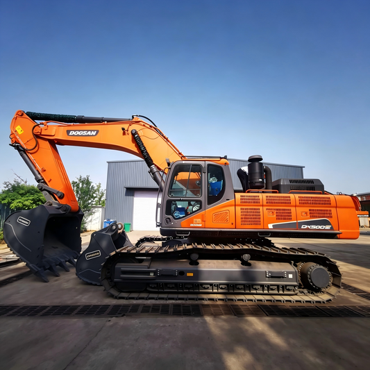 Used Doosan DX500-9C Excavator for Sale side view