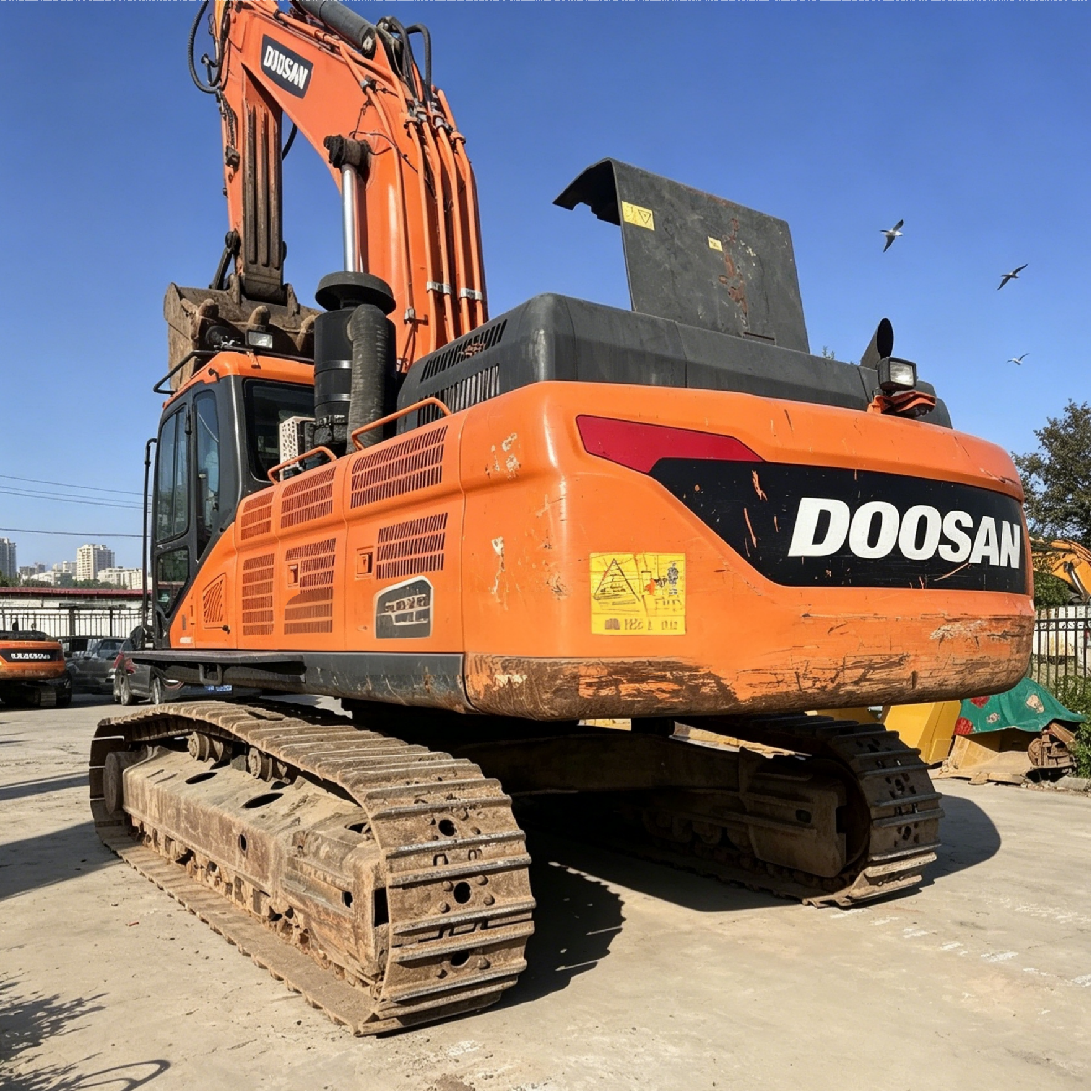 Used Doosan DX450LC-9C Excavator for Sale side view