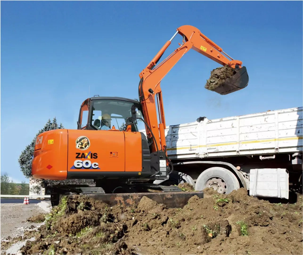 New Hitachi ZX60C-6A Excavator for Sale detail view