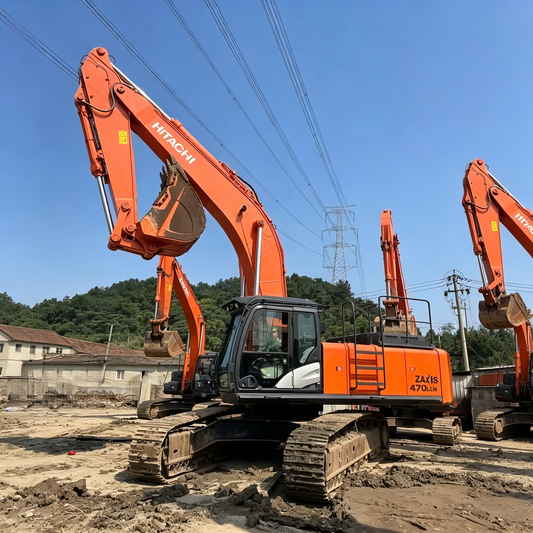 USED HITACHI ZX470LCH-5A