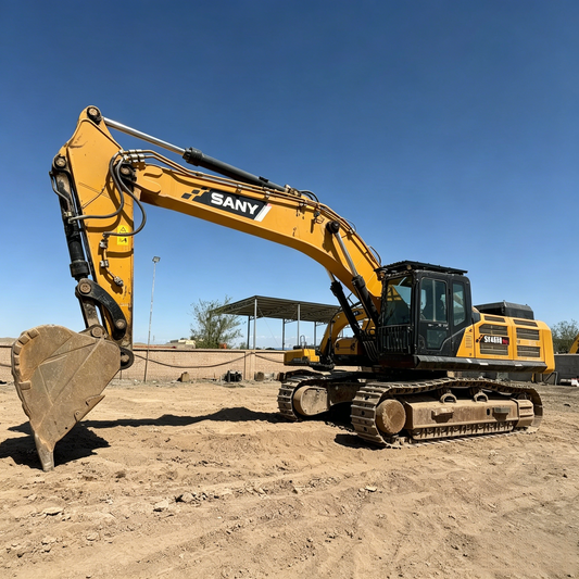 Used Sany SY485H PRO Excavator for Sale side view