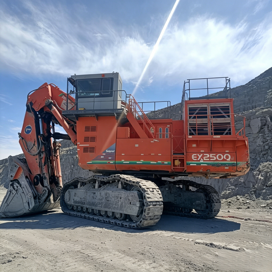 Used Hitachi EX2500-6 Excavator for Sale side view