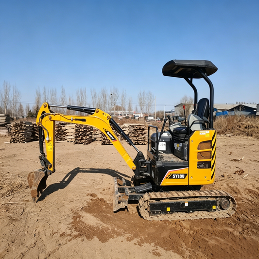 Used Sany SY18U Excavator for Sale side view