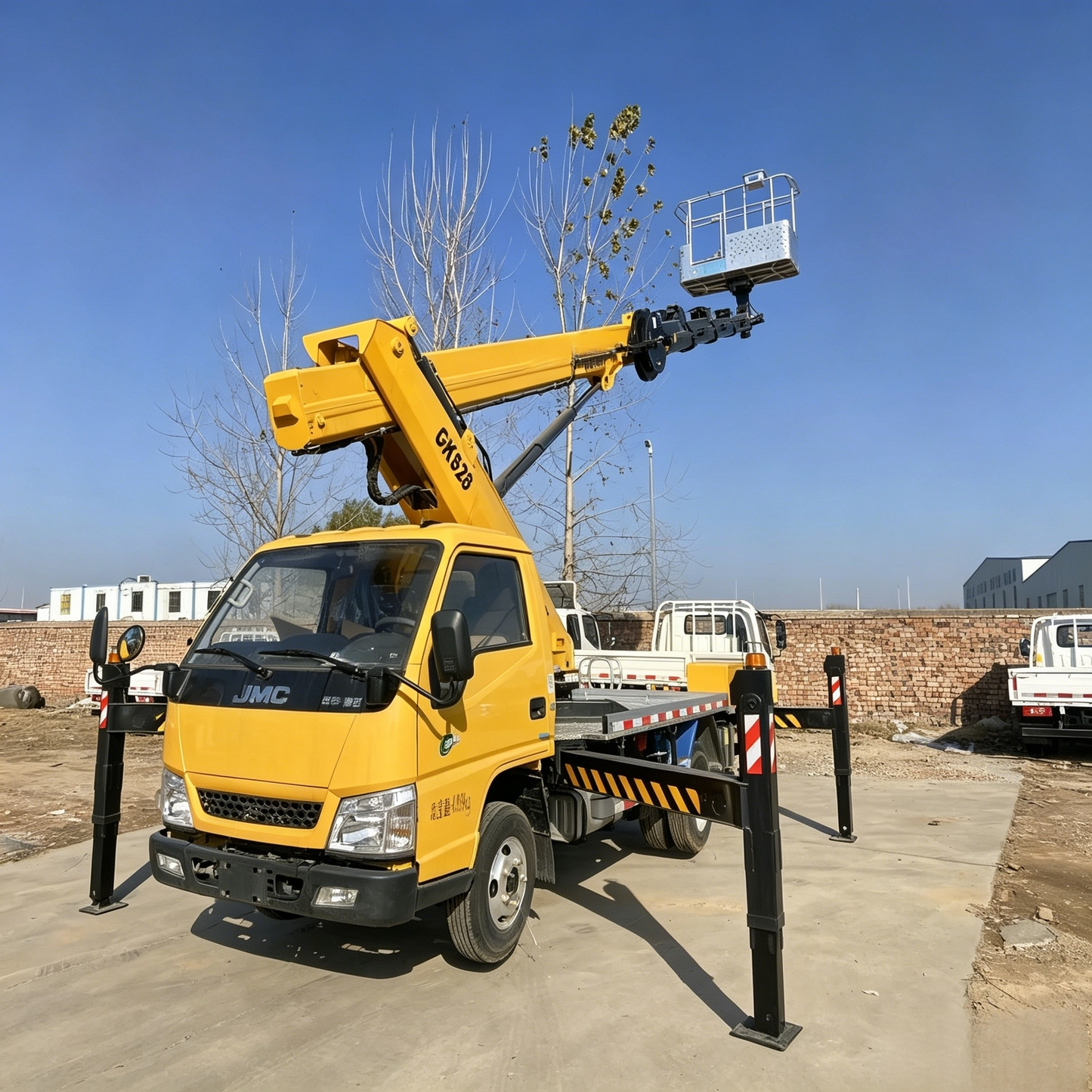 Used JMC SHUNDA 115HP 28m Aerial Working Platform Truck