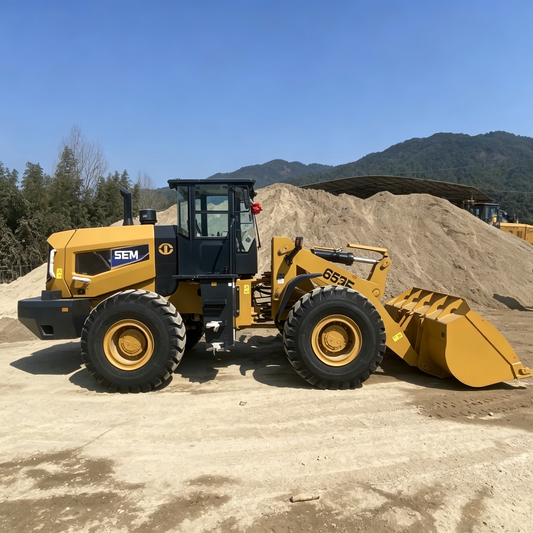 Used Sem 653F Wheel Loader for Sale side view