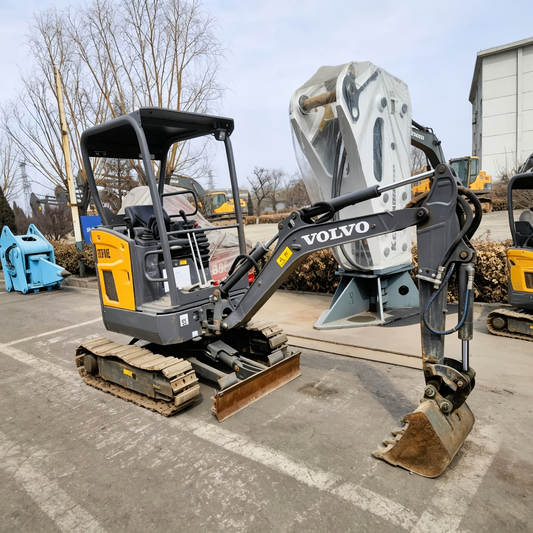 Used Volvo ECR18E Excavator for Sale side view