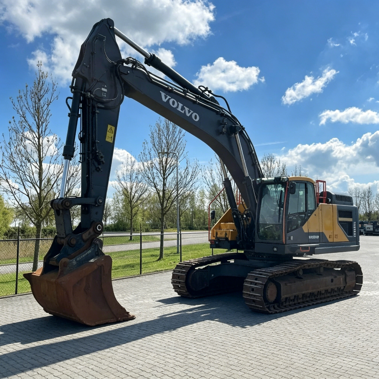Used Volvo EC380EL Excavator for Sale side view