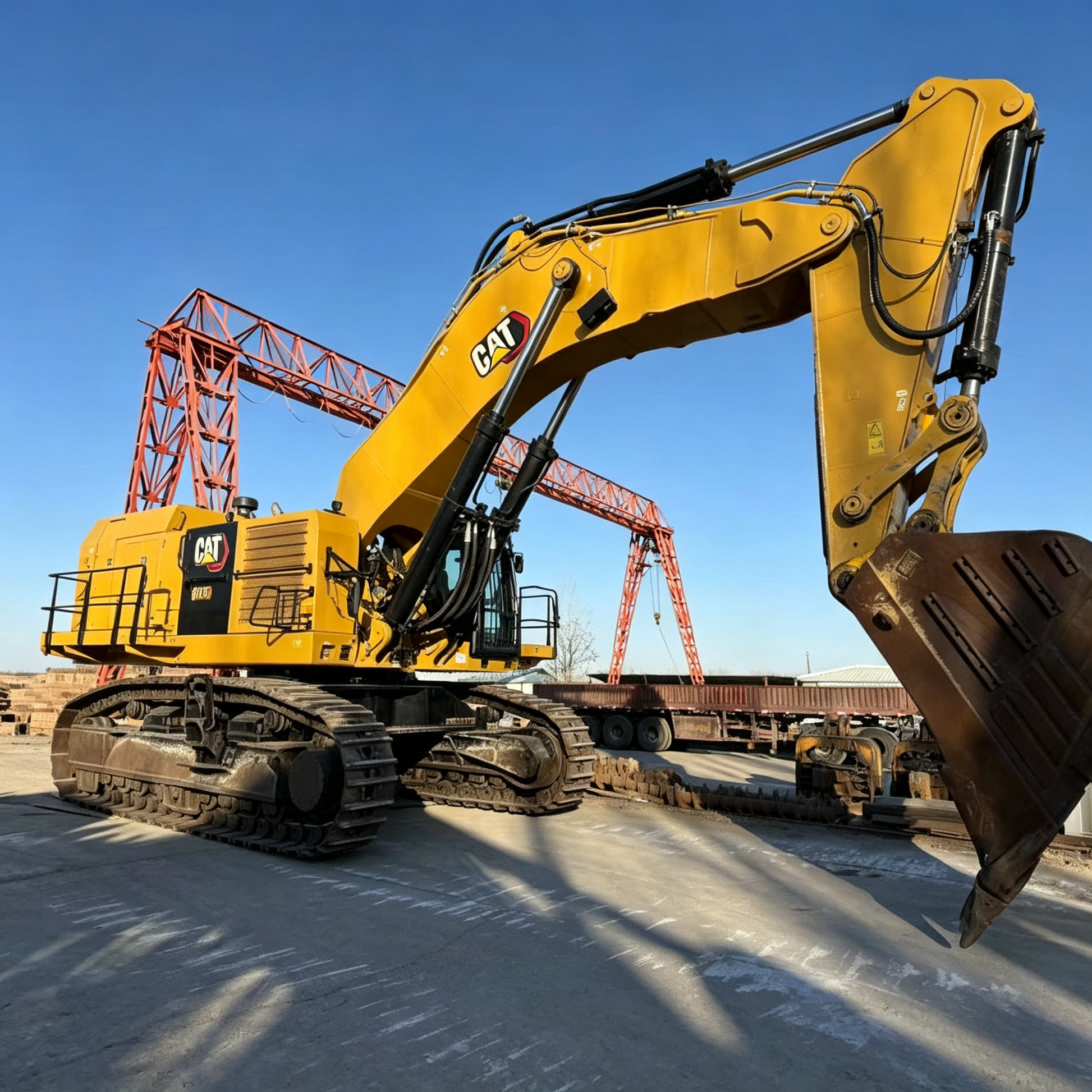 Used Caterpillar 6015 Excavator for Sale side view