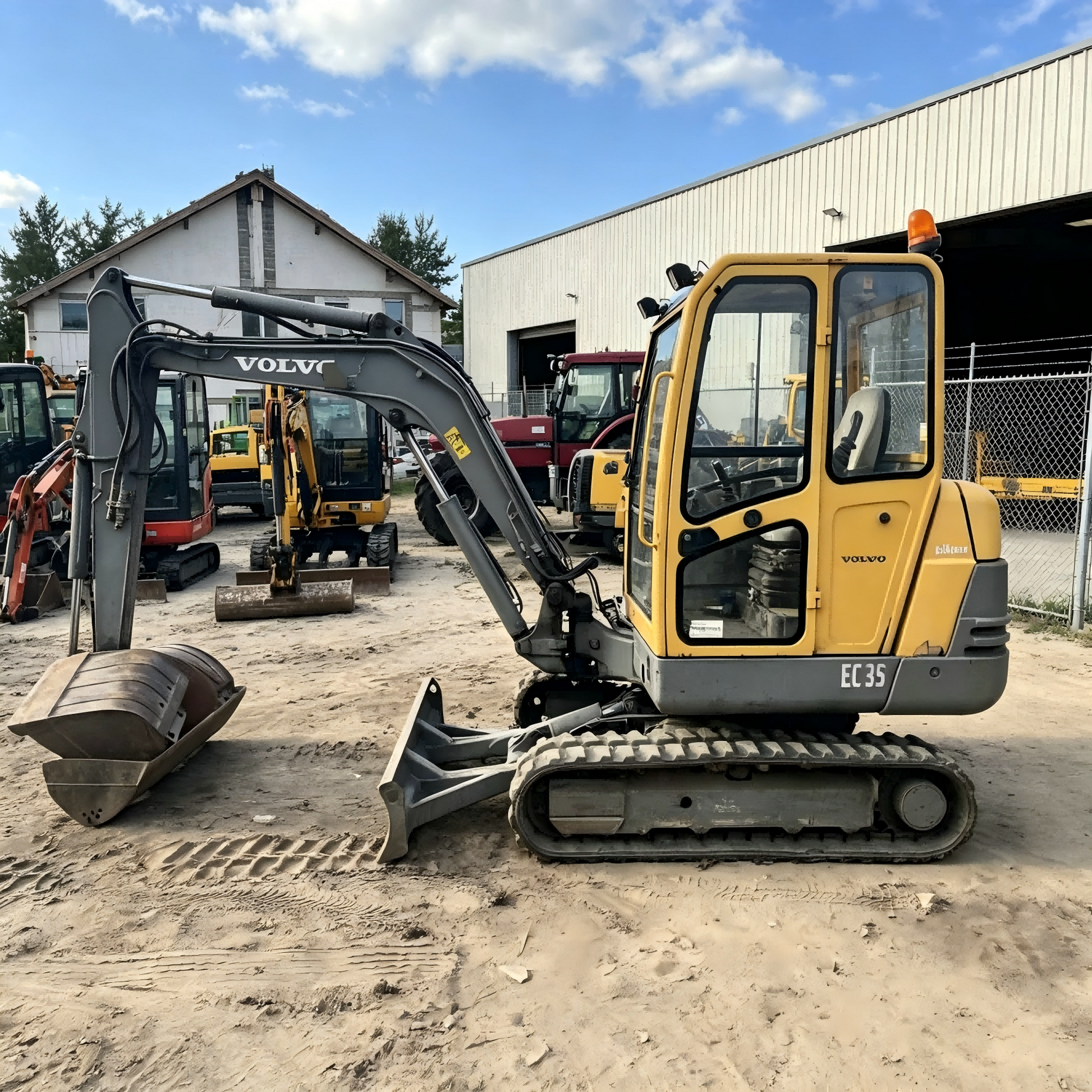 Used Volvo EC35 Excavator for Sale side view