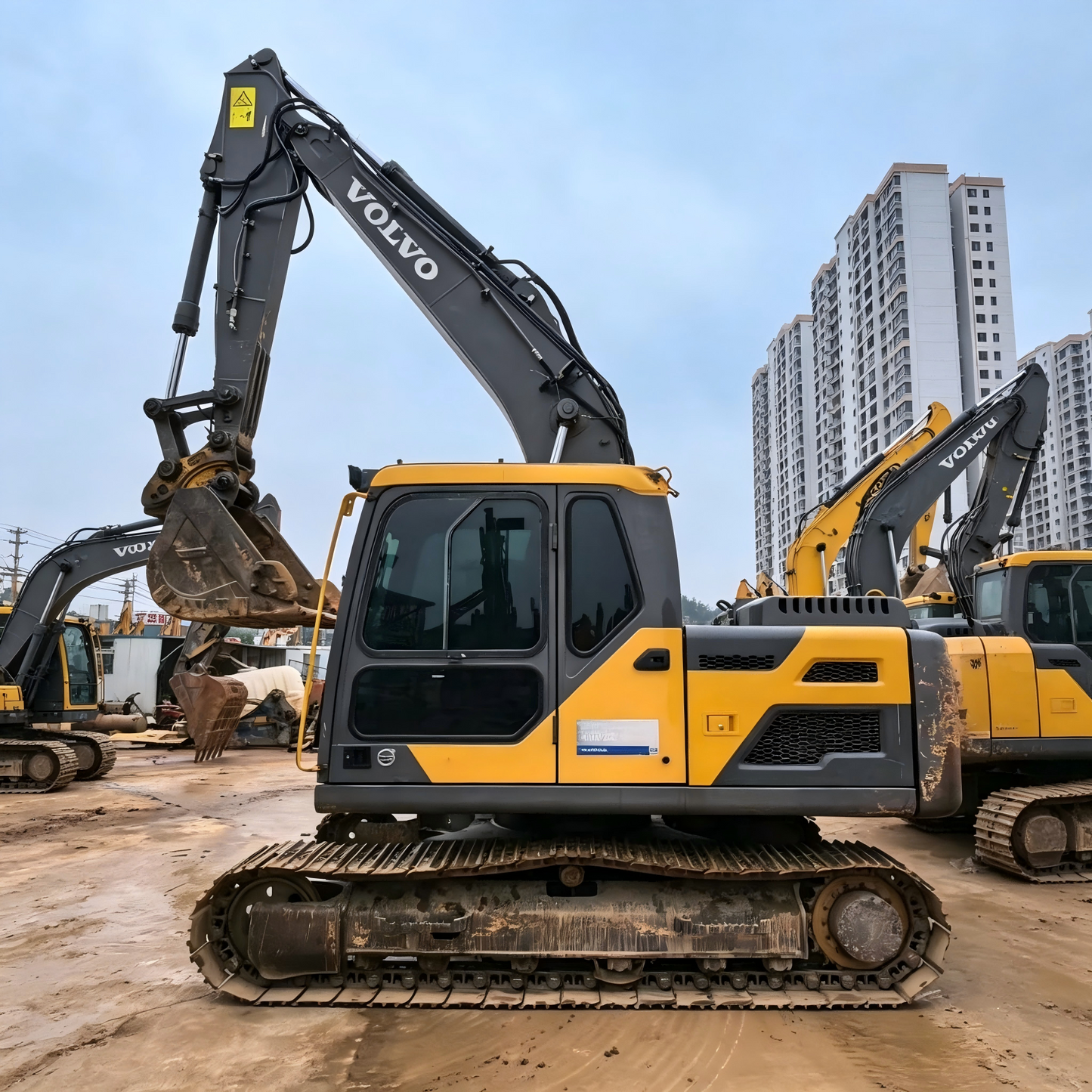 Used Volvo EC120D Excavator for Sale side view