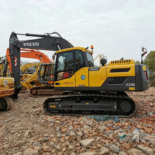 Used Volvo EC220D Excavator for Sale side view