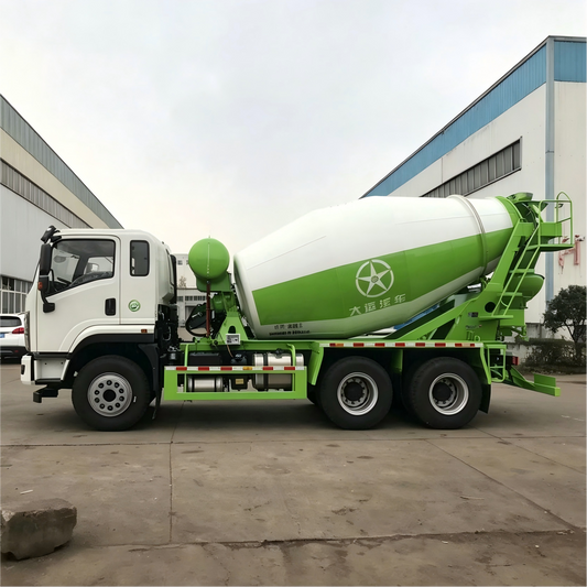 Used Dayun 8M³ Concrete Mixer Truck for Sale rear side view