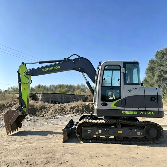 Used Zoomlion ZE75 Excavator for Sale side view
