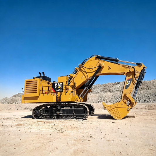 Used Caterpillar 6020B Backhoe Loader for Sale side view