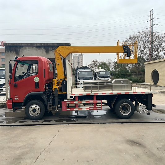 Used Dayun 180HP Truck-Mounted Crane for Sale side view