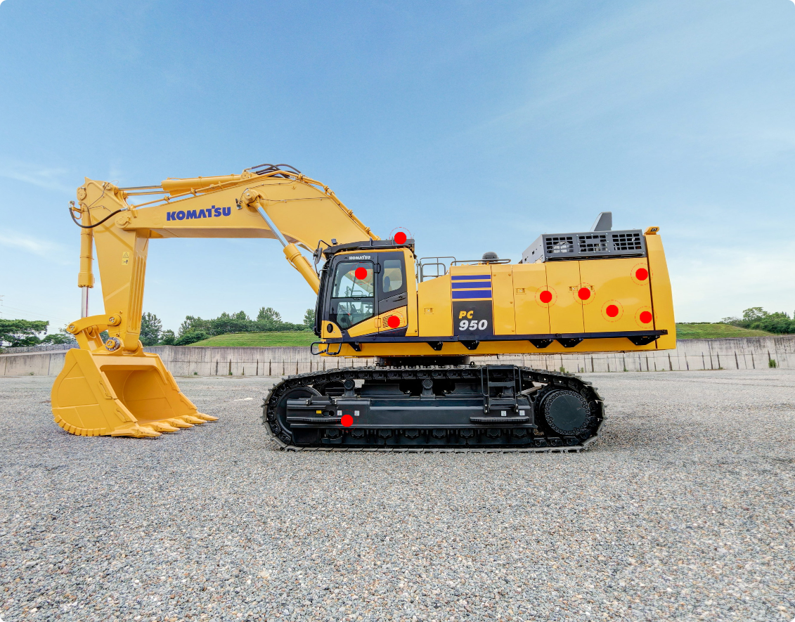 New Komatsu PC950-11M0 Excavator for Sale front view