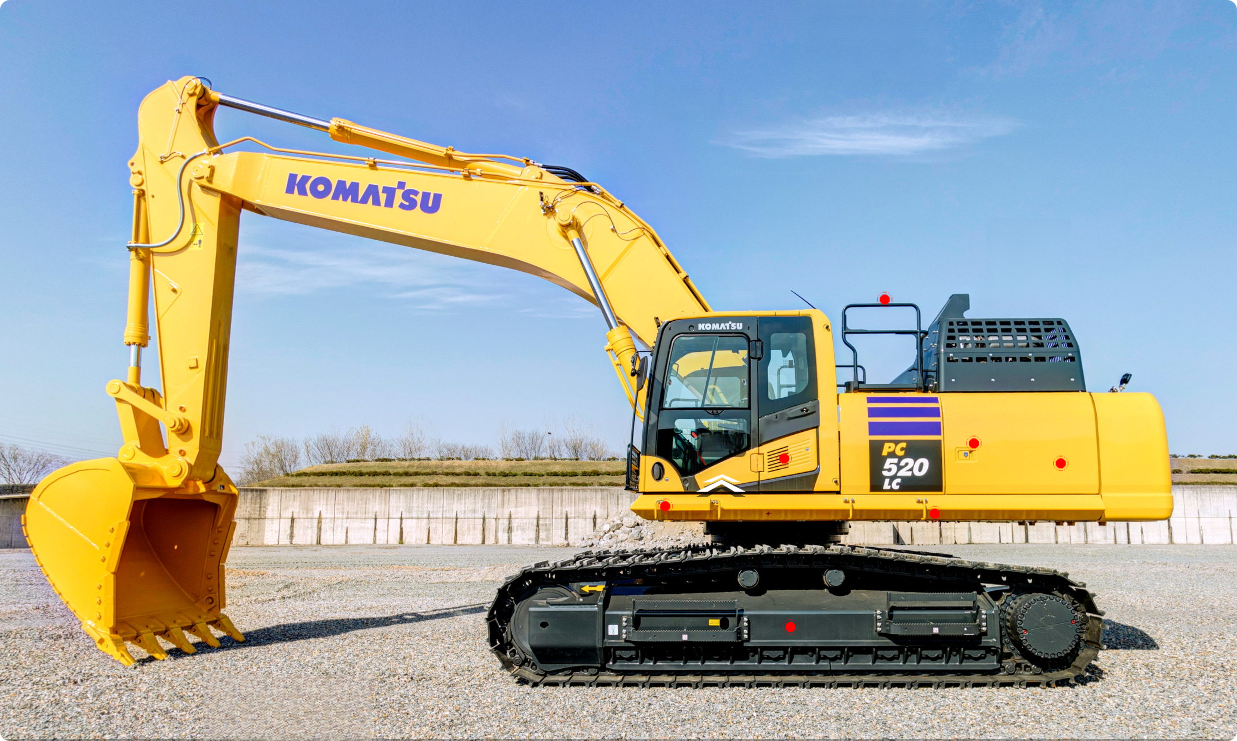 New Komatsu PC520LC-11M0 Excavator for Sale front view