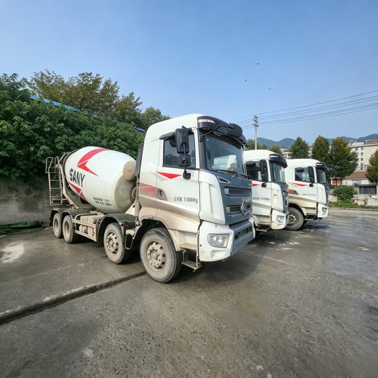 Used Sany 12M³ Concrete Mixer Truck for Sale side view