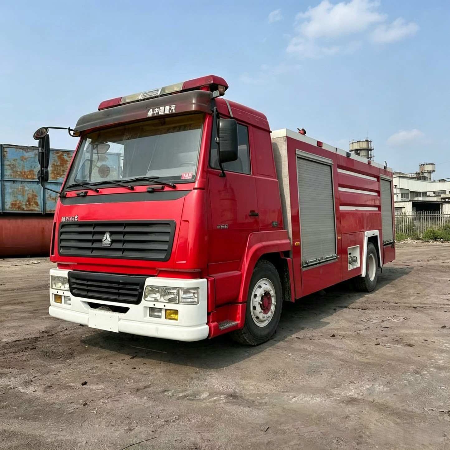 Used SINOTRUK Steyr Water Tank Fire Truck