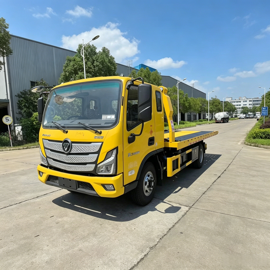 Used Foton AUMARK TANK EDITION Flatbed Wrecker Truck for Sale side view