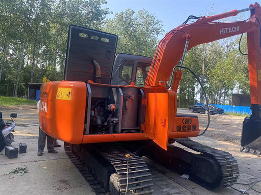 Used Hitachi EX120-5 Excavator for Sale rear side view
