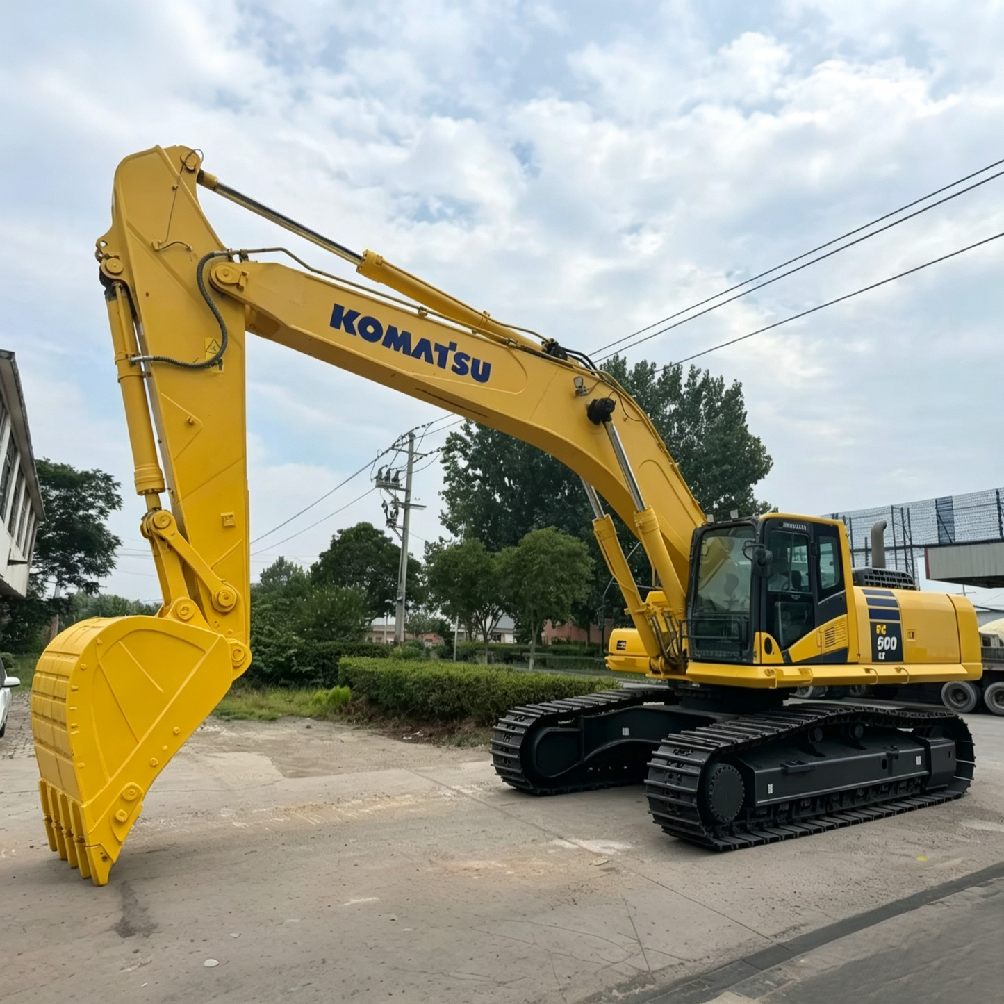 Used Komatsu PC500LC-10M0 crawler excavator real inventory view 1