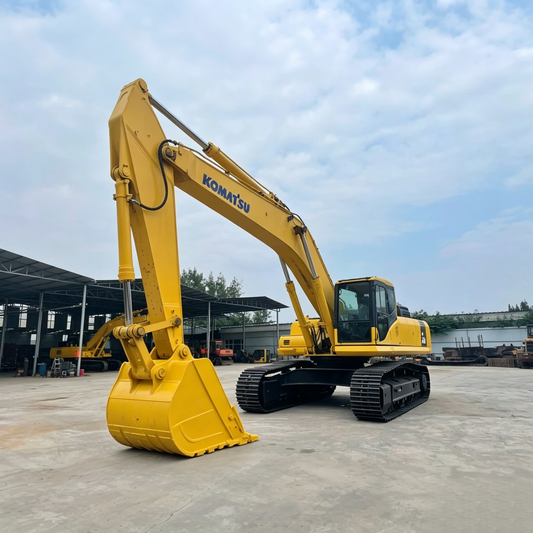 Used Komatsu PC400-7 crawler excavator real inventory view 1