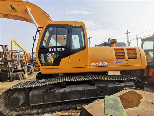 Used Hyundai R300LC Excavator for Sale rear side view