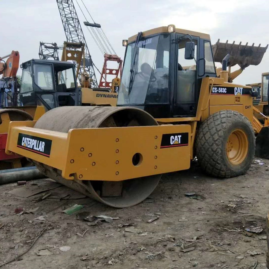 Rodillo compactador CAT CS-583C usado en venta | Precio Caterpillar CS-583C foto de detalle 1