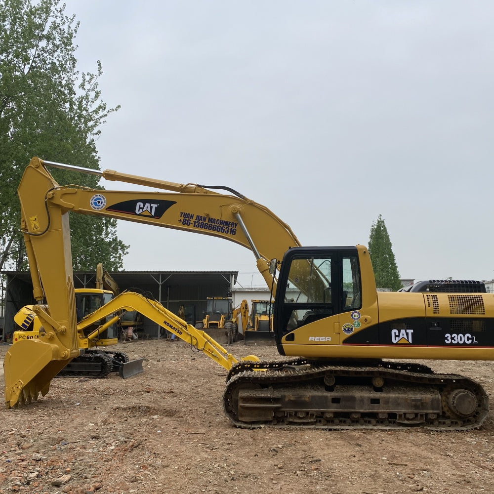 Used Caterpillar 330C Excavator for Sale side view