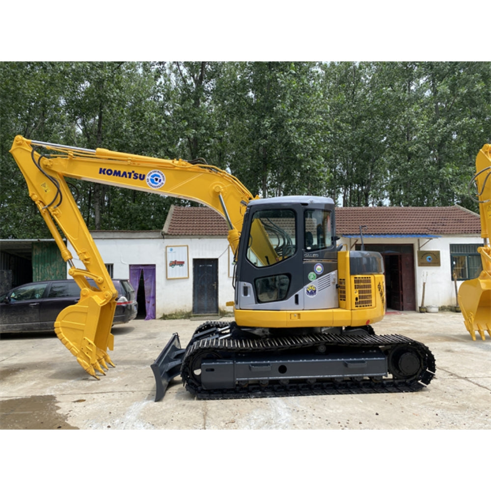 Used Komatsu PC128 Excavator for Sale rear side view