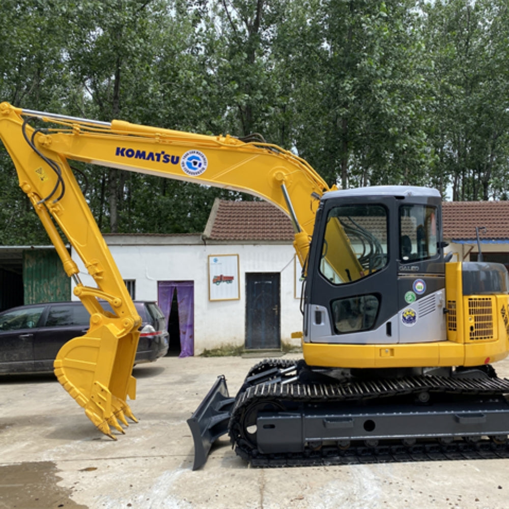 Used Komatsu PC128 Excavator for Sale side view