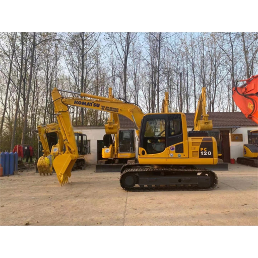 Used Komatsu PC120-8 Excavator for Sale rear side view