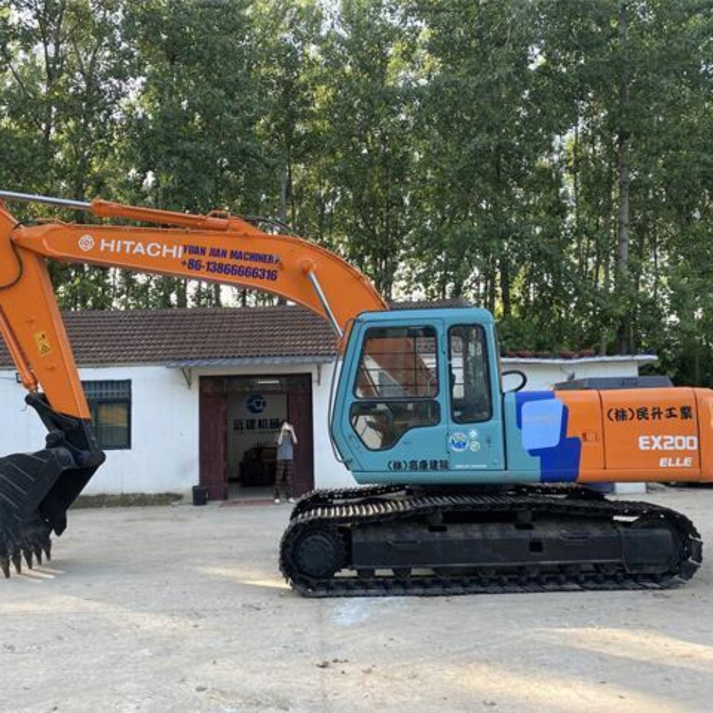 Used Hitachi EX200 Excavator for Sale side view