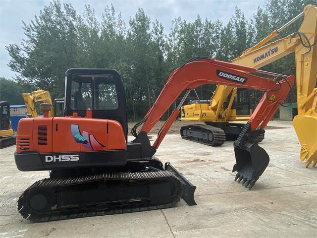 Used Doosan DH55 Excavator for Sale front view