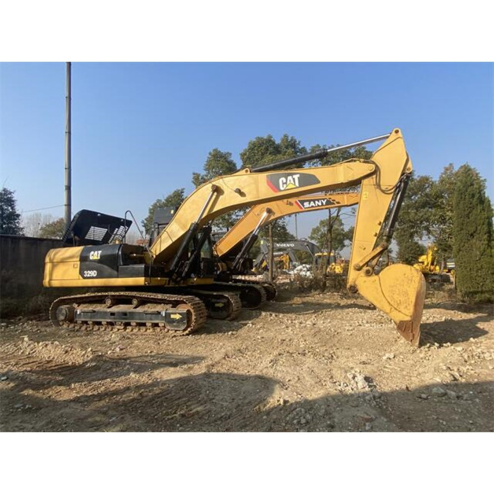 Used Caterpillar 329D Excavator for Sale rear side view