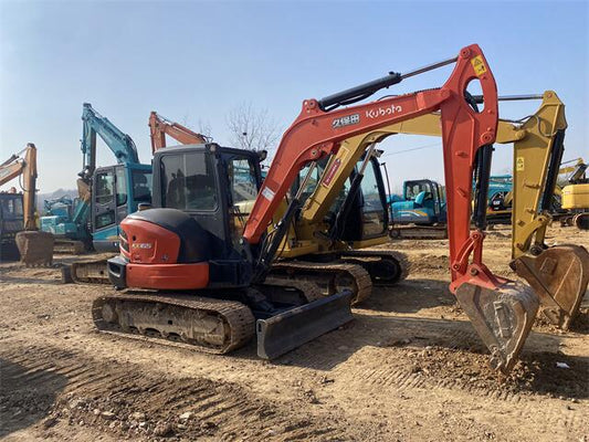 Used Kubota KX165 Excavator for Sale rear side view