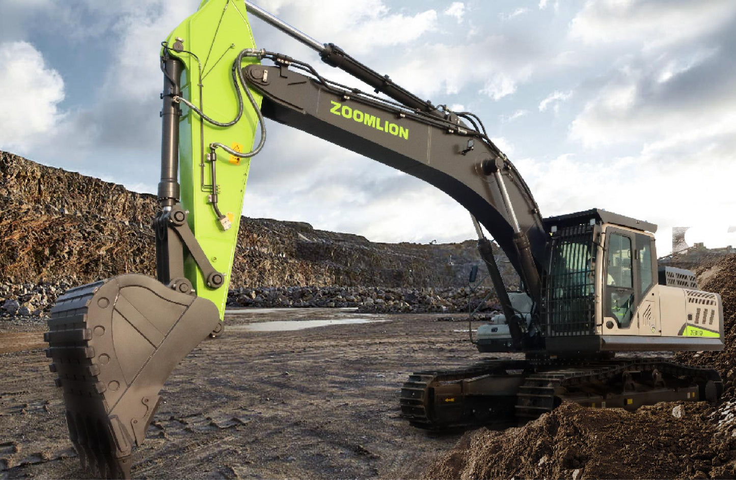 New Zoomlion ZE385GK Excavator for Sale rear side view
