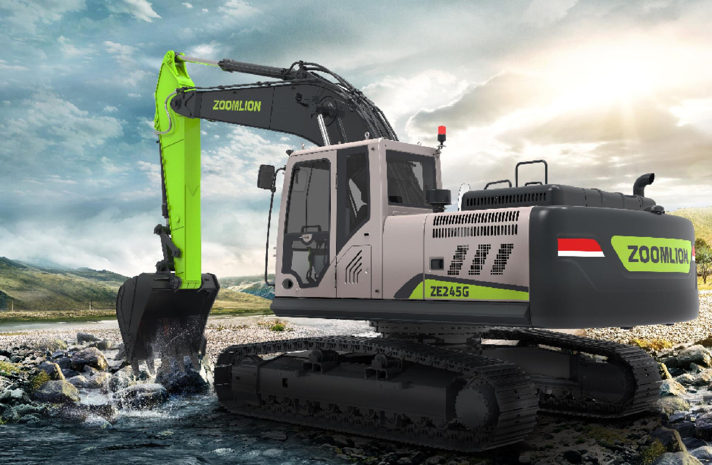 New Zoomlion ZE245G Excavator for Sale front view