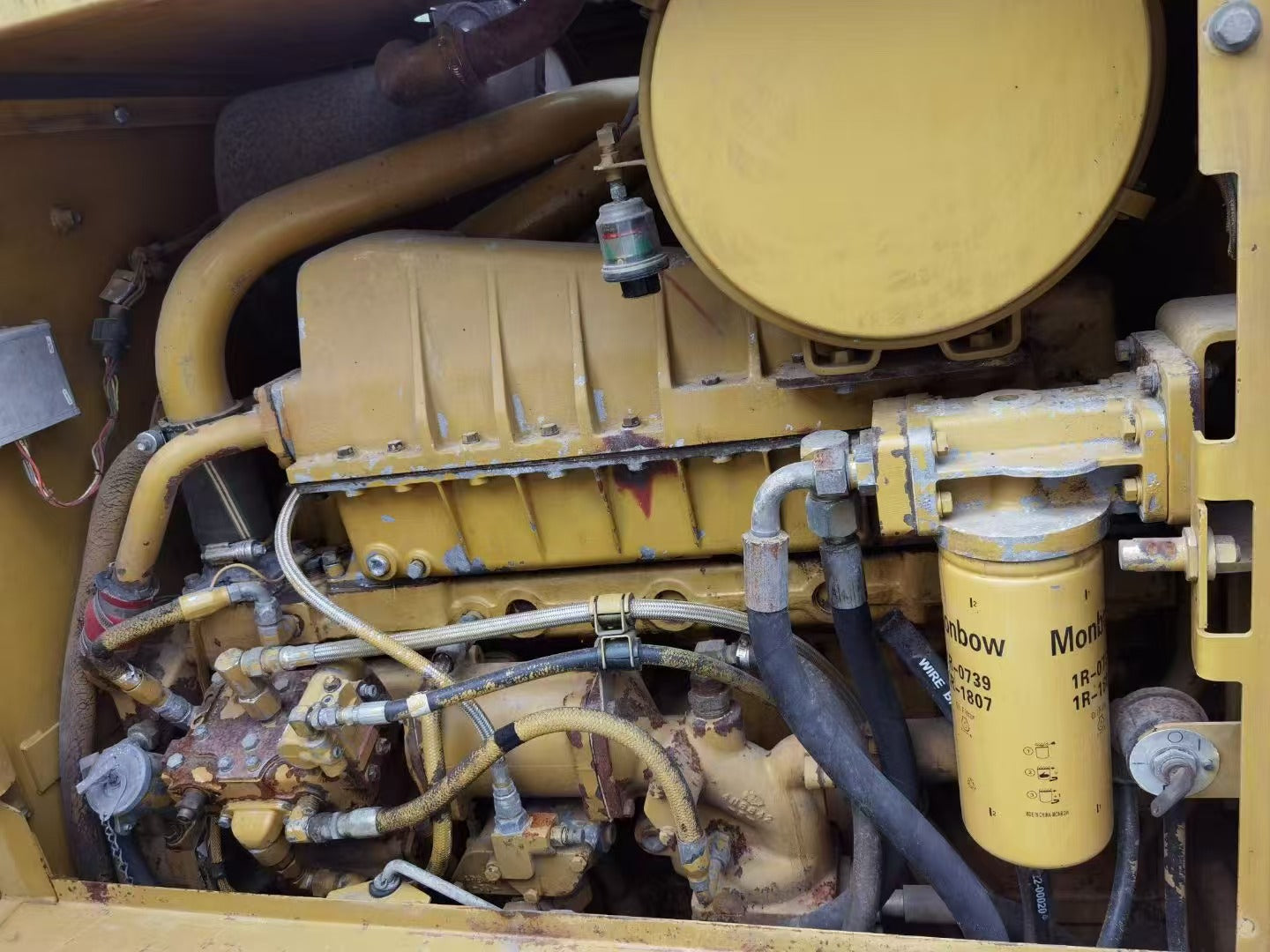 Used Caterpillar 160H Motor Grader for Sale rear side view