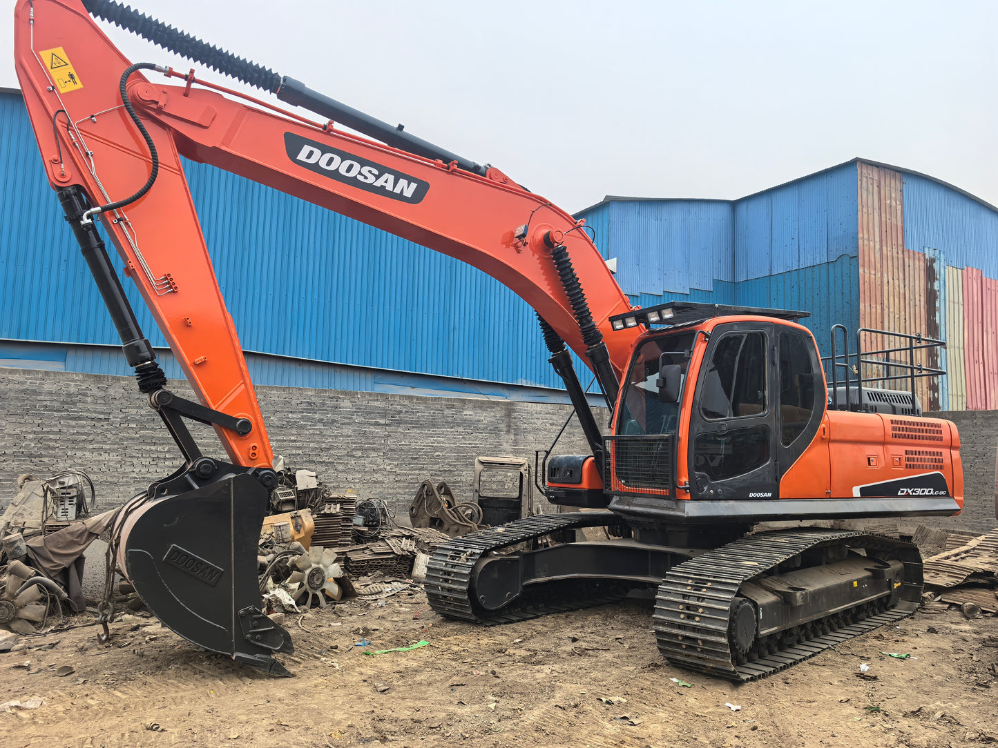 Used Doosan DX300LC-9C Excavator for Sale rear side view