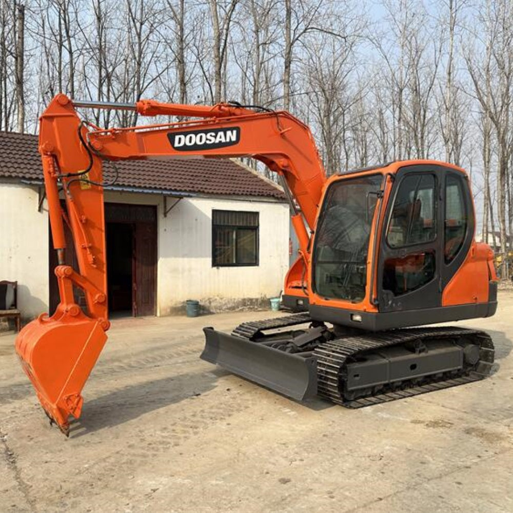 Used Doosan DX75 Excavator for Sale side view