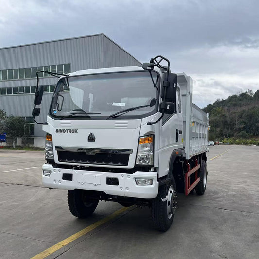 New Sinotruk 160HP Dump Truck for Sale side view