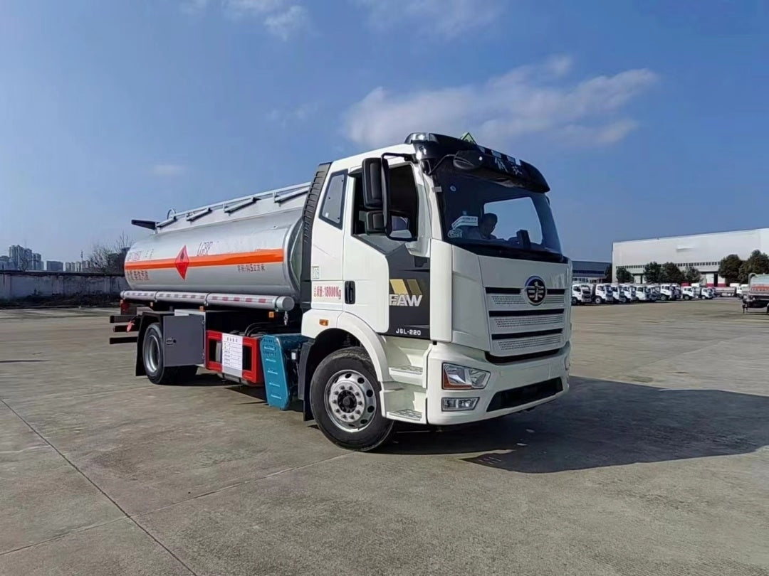 Used FAW 14.5M³ Fuel Tank Truck for Sale front view