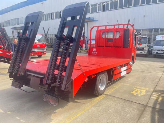 Used Dongfeng 160HP Flatbed Truck for Sale rear side view