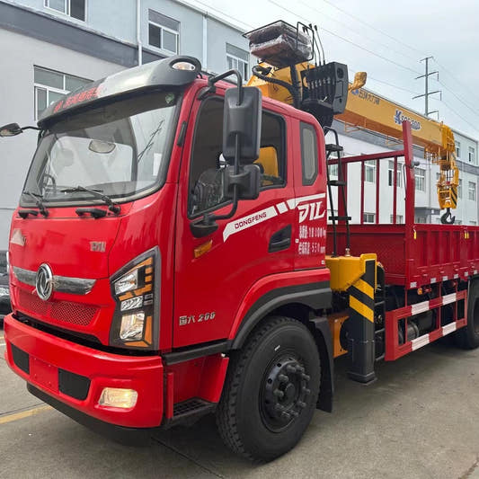 Used Dongfeng 200HP Truck-Mounted Crane for Sale side view