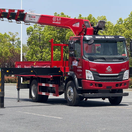 Used Dongfeng 220HP Truck-Mounted Crane for Sale - Updated Model side view